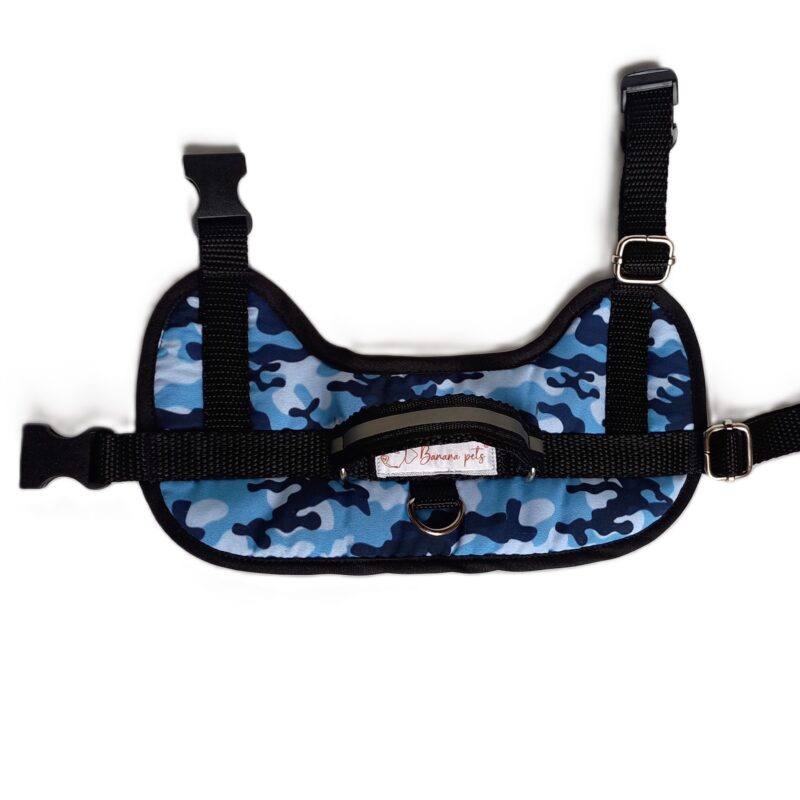 Arnés Acolchado Camuflado Azul - Image 2