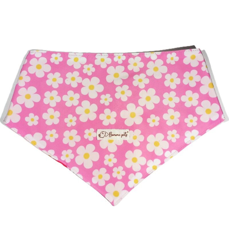 Pañoleta Flores Rosadas