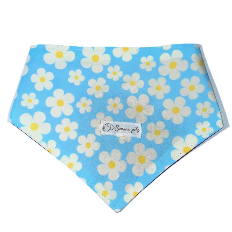 Pañoleta Flores Azules